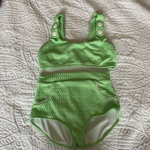 Seea x Free People Georgia bikini top and bottom